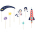Space Party <br> Cake Toppers (7pcs)